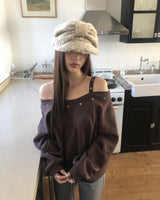 Jaei リボン テディ フリース ハット