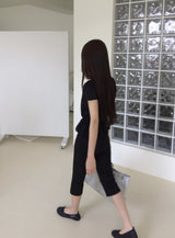 [ORIGINAL] Genie Frill Short Sleeve Blouse