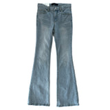 Serin Back Pocket Brush Slim Fit Low Bootcut Long Pants (2 colors)