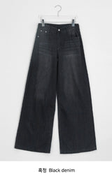 Tabby Summer Wide Denim Pants