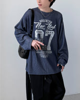 デルタボーダー長袖Tシャツ
