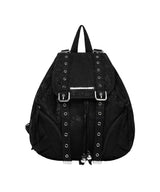 SATIN EYELET BACKPACK (BLACK) F26QE989