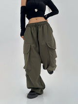 (UNISEX) WIDE BOX-POCKET LOOSE-FIT AUTUMN DENIM