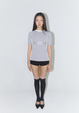 Lye Lye スポーツジャージTシャツ - グレー