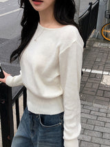 OB Daily Boat Neck Slim Knit (6color)