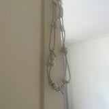 Newme Silver Ball Chain Necklace