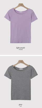 シンプル＆ベーシックショートスリーブtシャツ