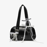 Lovie Ribbon Boston Bag