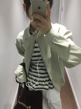 フォア ストライプド シャーリング Tシャツ (2color)