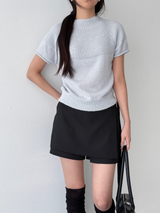 layer buckle skirt pants (2color)