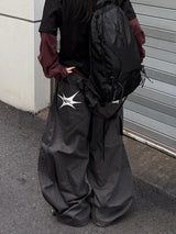 bird hip cotton wide pants