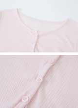 SR Henry Neck Slim Rib T-Shirt (4color)