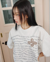 Updraft Oversized Artwork T-shirts [White]