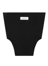 バックディテールシグネチャーアンバランスチューブトップ (2color)