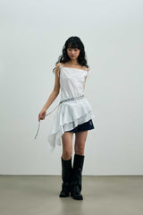 NYX MINI DRESS / WHITE