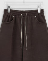 [unisex] ヒロチェックフリースバルーンワイド起毛パンツ