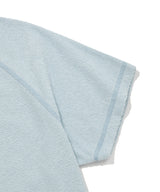 Women's Slit Terry T-Shirt Light Blue