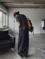 Norby クロップストライプ半袖Tシャツ