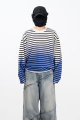 ペトリーグラデーションクロップ長袖Tシャツ