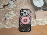 【TPUケース】 Vintage Patch Case_Pink Brown