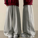 Polty 86 Numbering 3 Line Track Wide Pants