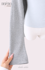 ロジーグレーレイヤードTシャツ