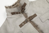 Rhea Fur Lined Buckle Jacket