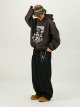 YU Leopard Wide Cotton Banding Pants