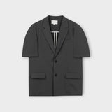 ASCLO Wrinkle Linen Half Sleeve Jacket (2color)