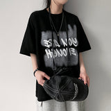 サーフレタリングニットショートスリーブTシャツ