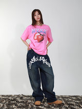 GRAFFITY DENIM PANTS (INDIGO)