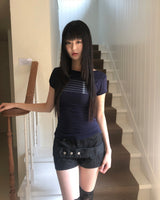 チウェルマイクロデニムショーツ