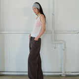 Paper Knit sleeveless white