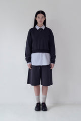 KIRSH プレーンハーフバンディングパンツ [DARK NAVY]