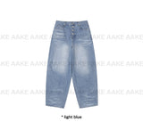 (unisex) 4ボタンバルーンデニム