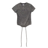 リブストリングTシャツ(ストーンブラウン)