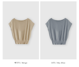 アデイキャップスリーブニットトップス / 5 Colors