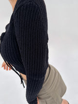 [BODY SHAPING] SOFT-FIT SLIM CROPPED KNIT - 2 COLOR