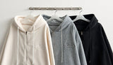 Ronff Embroidery Fleece To Way Hooded Zip-Up