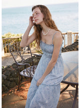 Adeline Dress Sky Blue