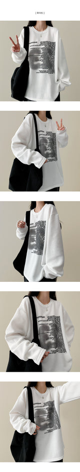 23rd number lettering knit shirt