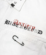 BBD アングザイエティ スモーク グラフィック デニム ジャケット (White)