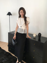 Saseon wrap blouse