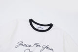 26SS★ グレースクロップドリンガー半袖Tシャツ