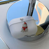 サンタハートキャット AirPods ケース_マット