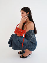 Baby Raspail Square Bag Red