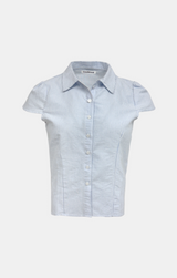 Erin Stripe Pintuck Shirt