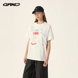 リラックスドTシャツウィズアンアップル