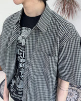 エティン半袖チェックシャツ
