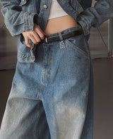 [PREMIUM/MADE] Signature mold maximum denim pants